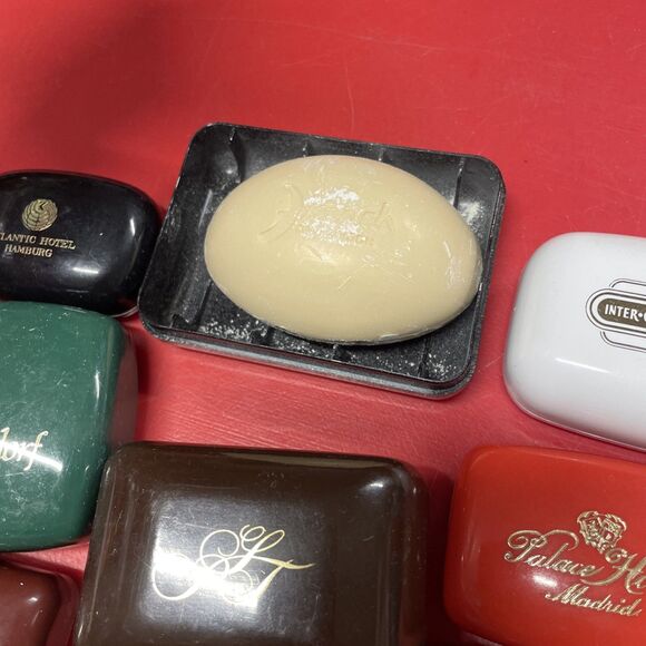 Vintage Lot of European Hotel Soap & Boxes Lot of 9 Waldorf Brussels Biarritz - Picture 7 of 7